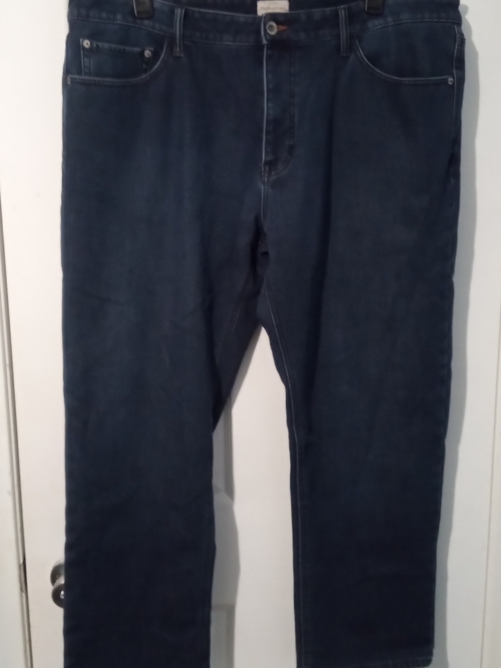 Weatherproof Men’s Straight Jeans in Dark Blue